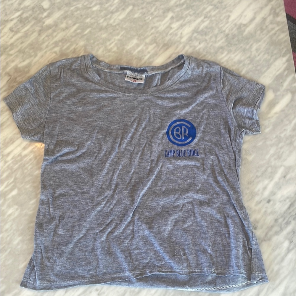 Grey Crew Neck tee w/CBR logo